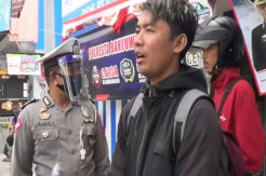 Puluhan pengguna Jalan di Banyuwangi Terjaring Razia Tertib Masker