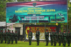 Mayor Czi Donny Pramudya Resmi Jabat Danyonzipur 20/Pawbili Pelle Alang Sorong
