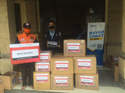 Peduli Nakes, Laznas LMI Salurkan APD ke Berbagai Kota