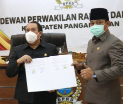 Raperda Perubahan APBD 2020 Pangandaran Diusulkan ke Gubernur Jawa Barat untuk Dievaluasi