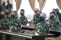 Puluhan Perwira Intelijen TNI AD Ikuti Pembekalan di Markas Kodam II Sriwijaya