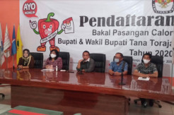 Jelang Pendaftaran, KPU Tana Toraja Ingatkan Patuhi Protokol Kesehatan