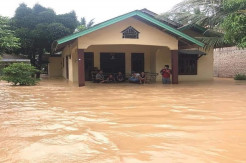 Banjir 2 Meter Rendam Ratusan Rumah Warga di Marbau