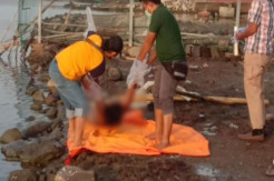 Wanita Cantik Tewas Tanpa Busana di Bibir Pantai Kejawanan Cirebon