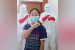 Bocah Viral Tiktok dengan Nakes Pakai APD Sembuh Dari COVID-19