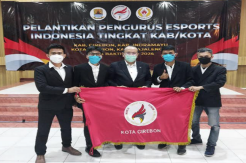 Pengurus Besar E-Sports Indonesia Tingkat Kota Cirebon Dilantik