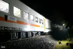 KA Serayu Anjlok di Jalur Petak Dekat Stasiun Manonjaya, Hingga Kini Belum Dapat Dievakuasi ke Jalur Rel
