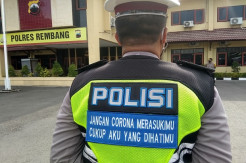 Bahasa Gaul Hiasi Rompi Polisi Rembang, untuk Apa?