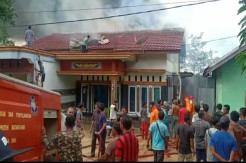 Api Membara di Batanghari Jambi, Rumah Penyimpan Minyak Mentah Terbakar