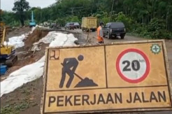 Jalan Lintas Tengah Muba Tergerus Abrasi Sungai Musi, Pemkab Bangun Rute Baru