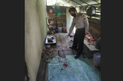 Alami Gangguan Jiwa, Warga Parit Keladi Dibacok Anak Sendiri
