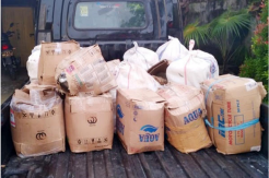 Ratusan Liter Miras Diamankan Polisi di Pelabuhan Lirung Talaud