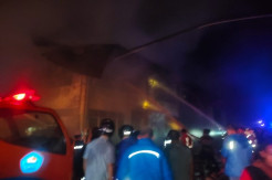 Gudang Mekanik Milik PT Alas Kusuma Kubu Raya Terbakar