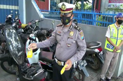 Razia Prokes, Satlantas Polres Probolinggo Sita Ribuan Pil Koplo