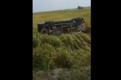 Hilang Kendali Mobil Patwal Satpol PP Lampung Selatan Tabrak 3 Pengendara Motor