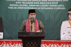 Pjs Gubernur Fatoni Sosialisasikan Gerakan Sulut Bermasker
