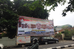 Jelang Kepulangan, Spanduk dan Poster Habib Rizieq Shihab Bertebaran di Petamburan