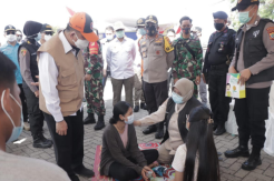 Kapolda - Forkopimda Sulut Saksikan Simulasi Tanggap Bencana di Kawasan Megamas Manado