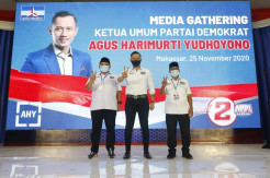 AHY Jamin Demokrat Solid Menangkan Appi-Rahman di Makassar