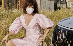 Supermodel Denmark Digandeng Mercedes Benz Kampanyekan Masker