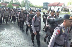 Jelang Coblosan Pilkada, 400 Personel Brimob Nusantara Dikerahkan ke Sulawesi Tenggara