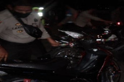 Pelaku Balap Liar Kocar Kacir Dibubarkan Polisi, Belasan Motor Diamankan