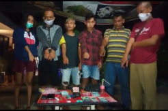 Sejoli di Lombok Jualan Sabu, Ditangkap Polisi Saat Transaksi dengan 4 Konsumennya
