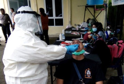 Pulang BKO, 330 Personel Polres Deliserdang Jalani Swab Test