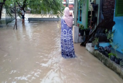 Sungai Mencirim dan Bangkatan Meluap, 2 Kelurahan di Kota Binjai Terendam Banjir