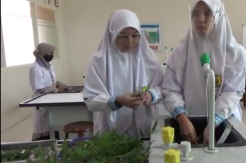 Manfaatkan Daun Mimba untuk Obat Anti Virus COVID-19, Siswa SMA di Gresik Raih Penghargaan Internasional