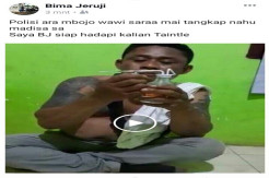 Unggah Video Pesta Sabu dan Hina Institusi Polri, Pemilik Akun Bima Jeruji Diringkus