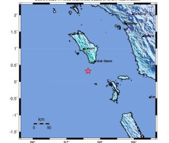 Gempa Dangkal Tektonik M 5,1 Guncang Nias, Tak Potensi Tsunami