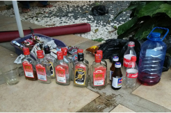 Polres Dharmasraya Gelar Razia, 168 Botol Miras Berhasil Disita