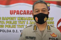 Awal Tahun 2021, 1328 Personel Polda DIY Naik Pangkat
