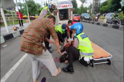 Tragis, Ibu Rumah Tangga di Gresik Meregang Nyawa Usai Jatuh Dari Boncengan Motor