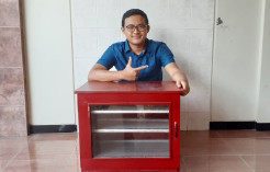 Bantu UMKM, Tim KKN ITS Inovasikan Alat Pengering Kerupuk Otomatis