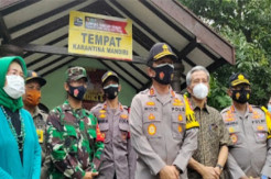 Jelang PPKM, Kapolda Jatim Tinjau Kampung Tangguh Semeru di Sidoarjo