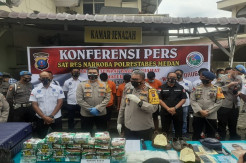 Bawa 26,9 Kg Sabu Dari Malaysia, Gembong Narkoba Asal Pasuruan Ditembak Mati di Medan