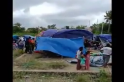 Ratusan Tenda Pengungsi Diterjang Angin, Anak-Ibu Menangis Histeris Ketakutan