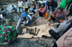 Warga Aceh Timur Temukan Kerangka Manusia Dewasa dan Anak-anak di dalam Tambak Ikan