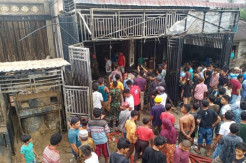Pertamini Terbakar, Swalayan Ikut Hangus di Mandaiing Natal