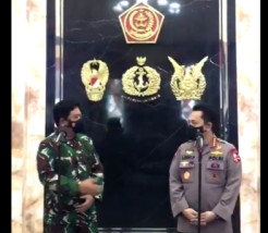 Jenderal Listyo Sigit Prabowo Bertemu Marsekal Hadi Tjahjanto