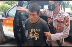 Buron Curanmor Tak Berkutik Saat Dibekuk Polisi Bersenjata Laras Panjang di Hutan