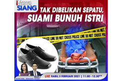 iNews Siang Live di iNews dan RCTI+ Rabu Pukul 11.00: Tak Dibelikan Sepatu Suami Bunuh Istri