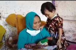 Heboh, Ibu Muda di Cianjur Ini Hamil Satu Jam dan Langsung Melahirkan