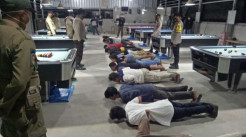 Kedapatan Main Billiard, Puluhan Remaja di Koba Dihukum Push-up