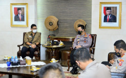 Kapolri dan Sandiaga Uno Bahas Penguatan Lima Destinasi Super Prioritas