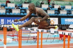 Sprinter Amerika Serikat Pecahkan Rekor Dunia Lari Gawang Indoor