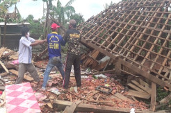 Puting Beliung Terjang Demak, 1 Rumah Roboh Ratusan Lainnya Rusak Atapnya