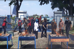 Bea Cukai Probolinggo Musnahkan Jutaan Batang Rokok Ilegal